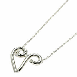 TIFFANY&Co. Initial V Silver Necklace LXGQJ-506