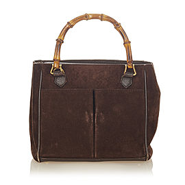 Bamboo Suede Handbag