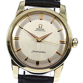 OMEGA Seamaster Stainless Steel/Gold Plated/leather Automatic Watch Skyclr-450