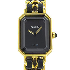 Chanel Premiere Gold Plated Quartz 22mm Womens Watch