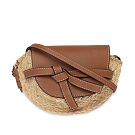 Gate Raffia Crossbody Bag