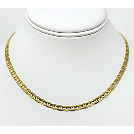 14k Yellow Gold Chain Link Necklace