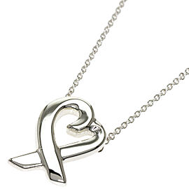 Tiffany & Co 925 Silver Loving heart Necklace QJLXG-1330