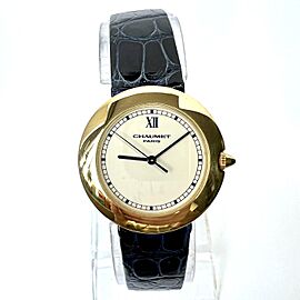 CHAUMET Quartz 30mm 18K Yellow Gold Watch