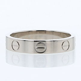 CARTIER 18k White Gold Mini Love Ring LXGBKT-875