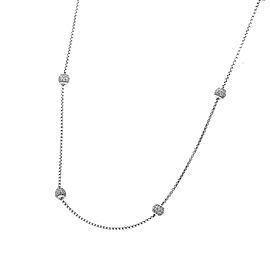 David Yurman 4 Station with Diamond Necklace