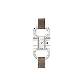 Ferragamo White 13 x 23mm