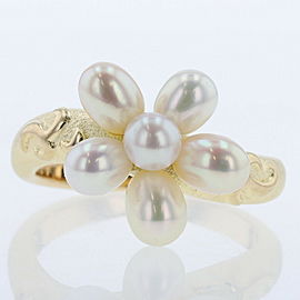 TASAKI 18k Yellow Gold Pearl Ring LXGBKT-376