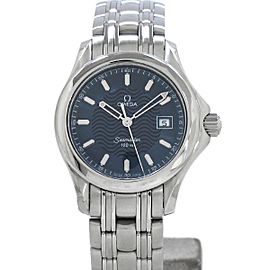 Omega 2571.81 Seamaster Stainless Steel Quartz 27mm Womens Watch