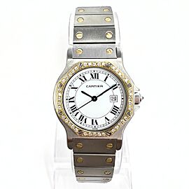 CARTIER SANTOS OCTAGON Automatic DIAMOND Watch