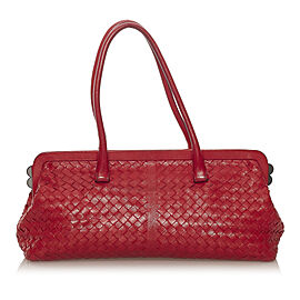 Bottega Veneta Intrecciato Leather Handbag