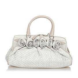 Valentino Woven Leather Handbag