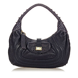 Fendi Spy Leather Hobo Bag