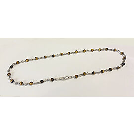 David Yurman Spiritual Beads Tiger Eye Necklace