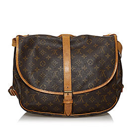 Louis Vuitton Monogram Saumur 35