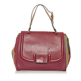 Fendi Silvana Leather Satchel