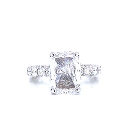 True 7 Carat Cushion Cut Lab Grown Diamond Engagement Ring Eternity IGI Certified