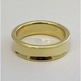 TIFFANY & Co. 18K Yellow Gold 6mm 1837 Ring 8.25