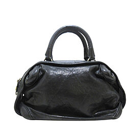 Chanel Wild Stitch Lambskin Leather Handbag