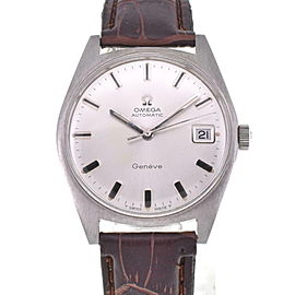 OMEGA Geneva 166.041 Date Cal.565 Silver Dial Automatic Watch LXGJHW-245