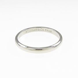 TIFFANY & Co 950 Platinum band Ring LXGYMK-950