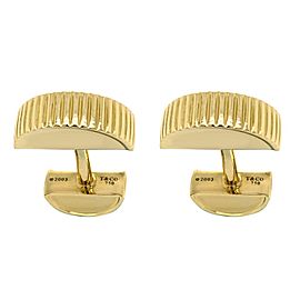 Tiffany & Co. 18 Karat Yellow Gold Cufflinks