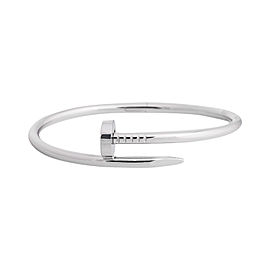 Cartier Juste Un Clou Bracelet White Gold Size 17