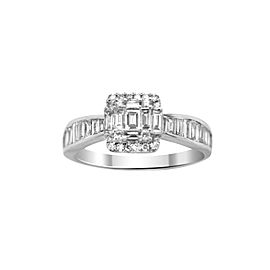 18k White Gold and 1.61ct Diamond Ring