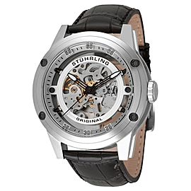 Stuhrling Zolara Z360 314.33152 Stainless Steel & Leather 50mm Watch