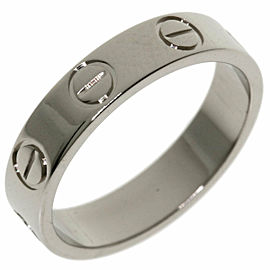 CARTIER 18k White Gold mini love Ring LXGQJ-1271