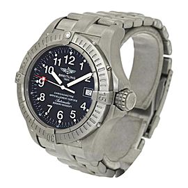 Breitling Avenger Seawolf E17370 Titanium Automatic 44mm Mens Watch