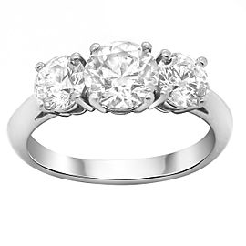 Tiffany & Co. Round Diamond Three Stone Ring