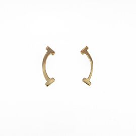 TIFFANY & Co 18K Yellow Gold T Smile earrings LXGKM-107