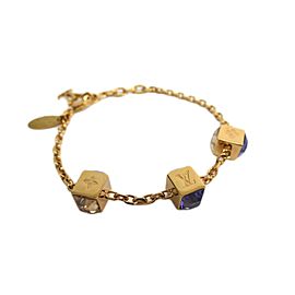 Louis Vuitton Brass & Rhinestone Bracelet