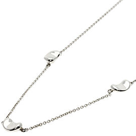 Tiffany & Co 925 Silver triple beans Necklace QJLXG-2511