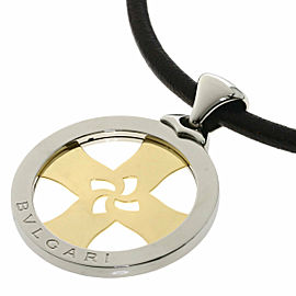 BVLGARI Tondo Cross Large K18 Yellow Gold Necklace LXGQJ-527