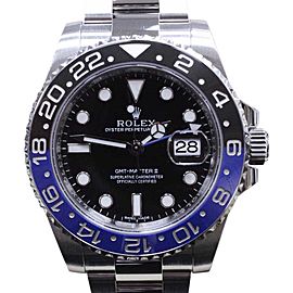 Rolex GMT Master II 116710 Batman Black & Blue Stainless Steel 40mm Mens Watch 2015