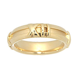 TIFFANY Co.18k Yellow Gold Atlas Numeric US:4 Ring SKYJN-592