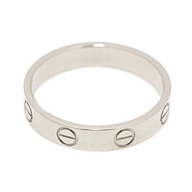 Cartier 18k White Gold Mini Love Ring