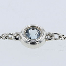 TIFFANY & Co 925 Silver Aquamarine bracelet LXGBKT-1214