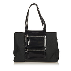 Ferragamo Gancini Nylon Shoulder Bag