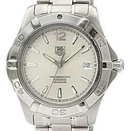 TAG HEUER Aquaracer Steel Automatic Mens Watch WAF2111 LXGoodsLE-251