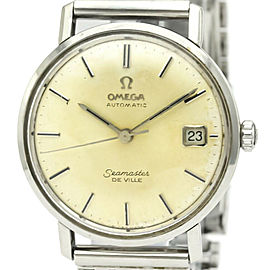 OMEGA Vintage Seamaster Date Steel Automatic Watch LXGoodsLE-492