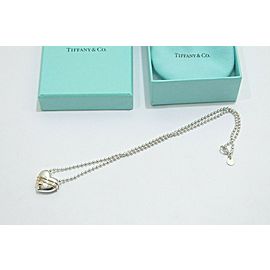 Tiffany & Co Sterling Silver 18K Yellow Gold Necklace LXGoods-277