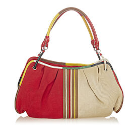 Bottega Veneta Multicolor Canvas Shoulder Bag