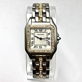 CARTIER PANTHÉRE 27mm 1Row Gold 0.76TCW Diamond Watch