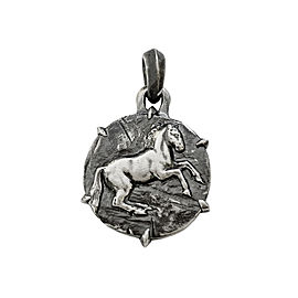 David Yurman Sterling Silver Petrus Horse Amulet Pendant