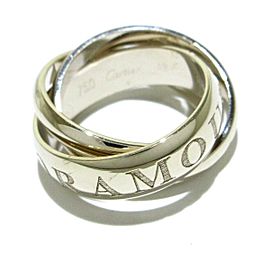 Cartier 18K White Gold Trinity Ring LXJG-10