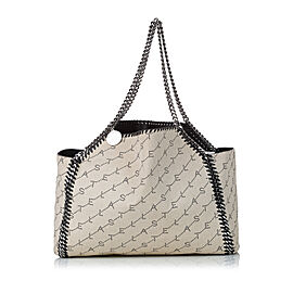 Stella McCartney Falabella Fold-Over Canvas Tote Bag