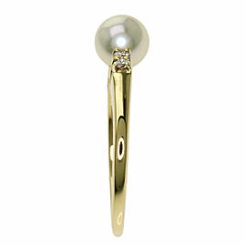 MIKIMOTO 18k Yellow Gold Akoya Pearl Pearl Ring LXGQJ-989